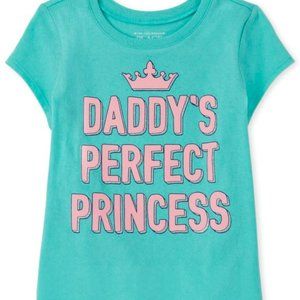 Children's Place Daddy's Perfect Princess T-shirt Valentines Several sizes NWT